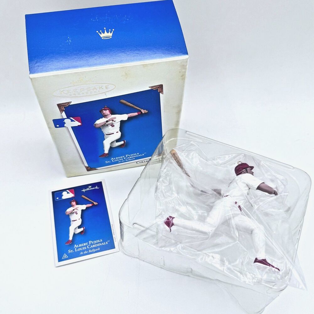 Albert Pujols St Louis Cardinals MLB Baseball 2005 Hallmark Christmas Ornament